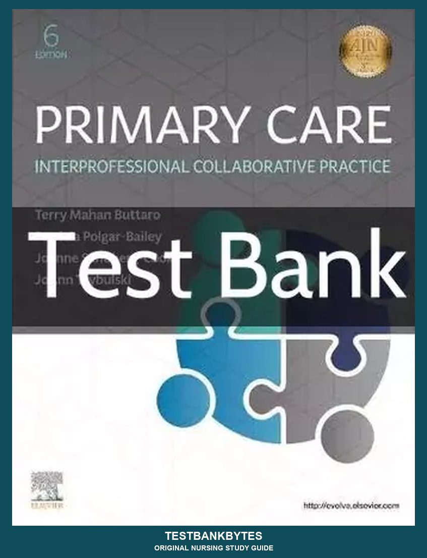 Primary Care 6th Edition by Terry Mahan Buttaro Test Bank