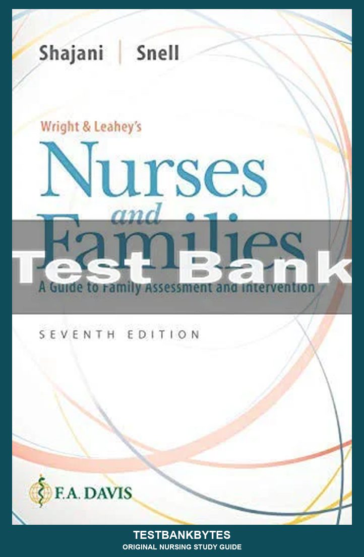 Wright & Leahey's Nurses And Families 7th Edition Test Bank